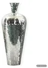 FineBuy Bodenvase 50cm Aluminium Silber Blumenvase Groß Produktbild-Vorschau 6
