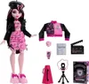 Monster High Fearbook Draculaura Modepuppe mit Jacke, Produktbild-Vorschau 1
