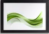 Bild 30x20 MDF-Rahmen, Wandkunst grüne Welle Produktbild-Vorschau 1