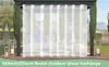 Outdoor Vorhang Extra Breit Wasserdicht Transparent Voile Produktbild-Vorschau 6