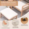 COSTWAY Gartenmöbel Set Polyrattan, Balkonmöbel Set inkl. 2 Produktbild-Vorschau 6