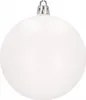 A single white Christmas ornament is shown against a white background. Náhled obrázku produktu