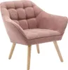 Sessel mit rosa Melange-Polsterung - CASERTA Produktbild-Vorschau 3