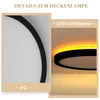ZMH Plafonnier LED Plafonnier plat Chambre à coucher 22CM Voir les images du produit 5