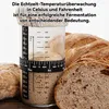 Sauerteig Starter Set Glas, Brotfermentierglas mit Produktbild-Vorschau 6
