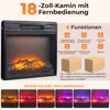 CHEMINÉE LEADZM avec flammes LED, cheminée électrique avec Voir les images du produit 2