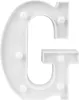 Lettera 3D illuminata a LED, lettera G da 22 cm Anteprima dell’immagine prodotto 2