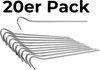 20 Stück Heringe Erdnagel Ø 4 mm Stahl Verzinkt Bodenanker Produktbild-Vorschau 2