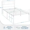 Yaheetech Bettrahmen Metallbett für 90 x 200 cm Matratze Produktbild-Vorschau 7