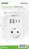 Vayox VA0375 Zásuvkový adaptér 1 přihrádka + 2x USB-A + 2x Náhled obrázku produktu 4