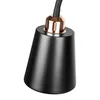 A close-up shot of the top part of a black lamp with a gold accent. Náhľad obrázku produktu