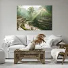 Bild auf Leinwand - Leinwandbild - Einteilig - Terrassen Produktbild-Vorschau 6