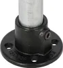 Rohrverbinder Fußplatte rund schwarz 1" (33,7 mm) AVERDE Produktbild-Vorschau 2