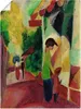ARTland Poster Schaufenster mit gelben Bäumen. 1914 Größe: Produktbild-Vorschau 1