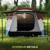 Outsunny Campingzelt Tunnelzelt für 2 Personen mit Produktbild-Vorschau 6