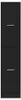 vidaXL Apothekerschrank Schwarz 30x41x144,5 cm Produktbild-Vorschau 5