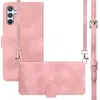 Funda Tipo Libro con Cuerda para Samsung Galaxy A56 - Rosa Vista previa de la imagen del producto 1