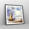 Gerahmtes Poster - Schwarzer Rahmen - Fischer Schiff Fan - Produktbild-Vorschau 8