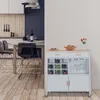 Chariot de cuisine Relaxdays, H x l x P : 88,5 x 86 x 41 Voir les images du produit 5