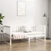 vidaXL Tagesbett ohne Matratze Weiß 100x200 cm Massivholz Produktbild-Vorschau 4