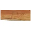 CLORIS Wandregal 70x30x2,5 cm Rechteckig Massivholz Akazie Produktbild-Vorschau 2