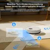 A robotic vacuum cleaner is shown navigating around obstacles on a rug, with visual cues indicating its obstacle avoidance technology. Náhľad obrázku produktu