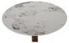 Table bistrot en céramique, diamètre 70 cm - Blanche Voir les images du produit 3