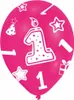 Amscan INT995654, Spielzeugballon, Latex, Pink, 10 Stück(e) Produktbild-Vorschau 2