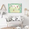 Leinwandbild Zirkusakrobaten 120x80 Feeby Beige bild für Produktbild-Vorschau 2