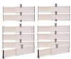 JustValue Schubladenteiler 12er-Set – verstellbar 28–43 cm Produktbild-Vorschau 1
