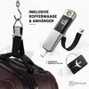 Devillo® Kofferset 4tlg. S-M-L-XL, Terrabraun - Trolley Produktbild-Vorschau 4