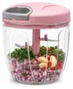WELLHAUS Hand-Küchenzerkleinerer, 900 ml, Rosa Produktbild-Vorschau 7