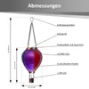 LED Solar Heißluftballon 3er-Set Solarleuchte hängend Produktbild-Vorschau 2