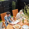 CASARIA® 2er Set Gartenstuhl Balkonstuhl Holz Produktbild-Vorschau 9