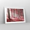Gerahmtes Poster - Weißer Rahmen - Wald Rot Bäume - 70x50 Produktbild-Vorschau 8