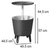 KETER Cool Bar Gartenbar - Dunkelgrau 230901 Produktbild-Vorschau 8