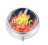 Taschen ASCHENBECHER "AC/DC" Ø5cm Deckel aus Metall rund Produktbild-Vorschau 1