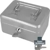 Geldkassette abschließbar (kompakt, 15 cm) Silber, 2 Produktbild-Vorschau 3