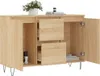 [Home] Sideboard Sonoma-Eiche 104x35x70 cm Holzwerkstoff Produktbild-Vorschau 4