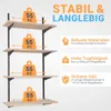 BOOMET Wandregal Metall mit Boden · Regal in 50 Varianten · Produktbild-Vorschau 3