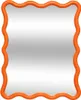 Wellenspiegel "judy" orange 38x30cm  - Atmosphera créateur Produktbild-Vorschau 1