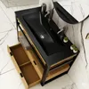 Meuble salle de bain IRON 120 cm en chêne naturel et métal Voir les images du produit 4