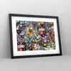 Gerahmtes Poster - Schwarzer Rahmen - Graffiti modern - Produktbild-Vorschau 8