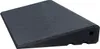A black rubber curb ramp is shown on a white background. Produktbild-Vorschau