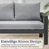 MeXo Gartenmöbelset Aluminium, 4 Personen, Ergonomische Produktbild-Vorschau 8