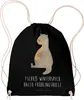Mr. & Mrs. Panda Beutel Otter Bauch - Schwarz - Geschenk, Produktbild-Vorschau 1