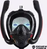 MASKA DO SNORKELINGU Z DWOMA FAJKAMI SM-14 L/XL czarna Podgląd zdjęcia produktu 4