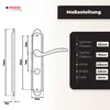 DOMINO Türgriff 78 Drückergarnitur WC - Badezimmer Set | Produktbild-Vorschau 4