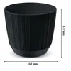 Květináč 16,8cm RYFO DRF170-S433 antracit plastový Náhled obrázku produktu 13