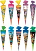 10x Schultüte 25cm Zuckertüte rund Produktbild-Vorschau 1